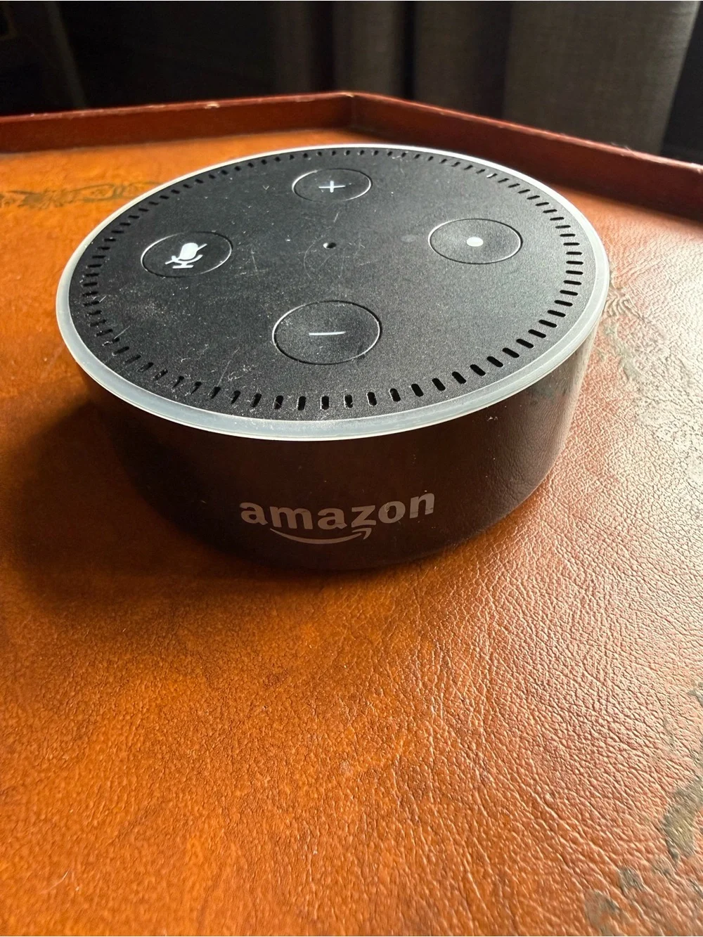 Amazon Echo Dot 2nd Generation Smart Speaker with Alexa Black w/ Power Cord - Picture 5 of 6